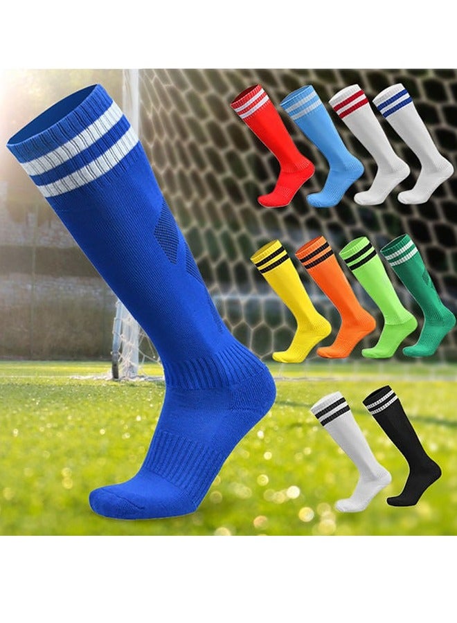 Generic Adult football socks, men's knee high long socks, thick bottom socks, anti slip socks for sports competition training - Image 4