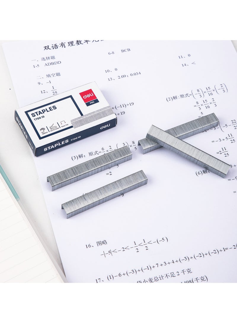 Deli ET70010 Staples 13/8 - 1000pcs - ideal for high-penetration stapling - Image 4