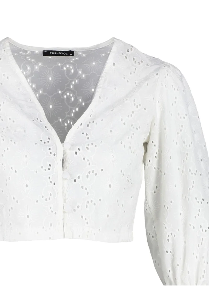 trendyol Openwork Knitted Top