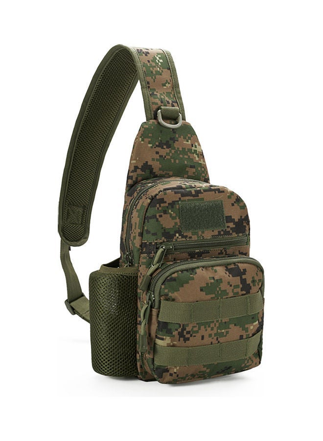 نيبمينينت حقيبة صدر رياضية كاموفلاج للرجال والنساء بسعة كبيرة مناسبة للمشي لمسافات طويلة وركوب الدراجات في الهواء الطلق بلون أخضر آرمي، يمكن حملها على الظهر والكتف 20.00*5.00*15.00سم - Image 1