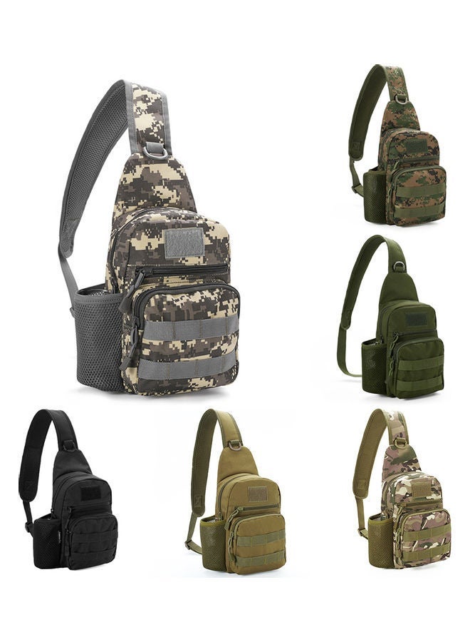 نيبمينينت حقيبة صدر رياضية كاموفلاج للرجال والنساء بسعة كبيرة مناسبة للمشي لمسافات طويلة وركوب الدراجات في الهواء الطلق بلون أخضر آرمي، يمكن حملها على الظهر والكتف 20.00*5.00*15.00سم - Image 2