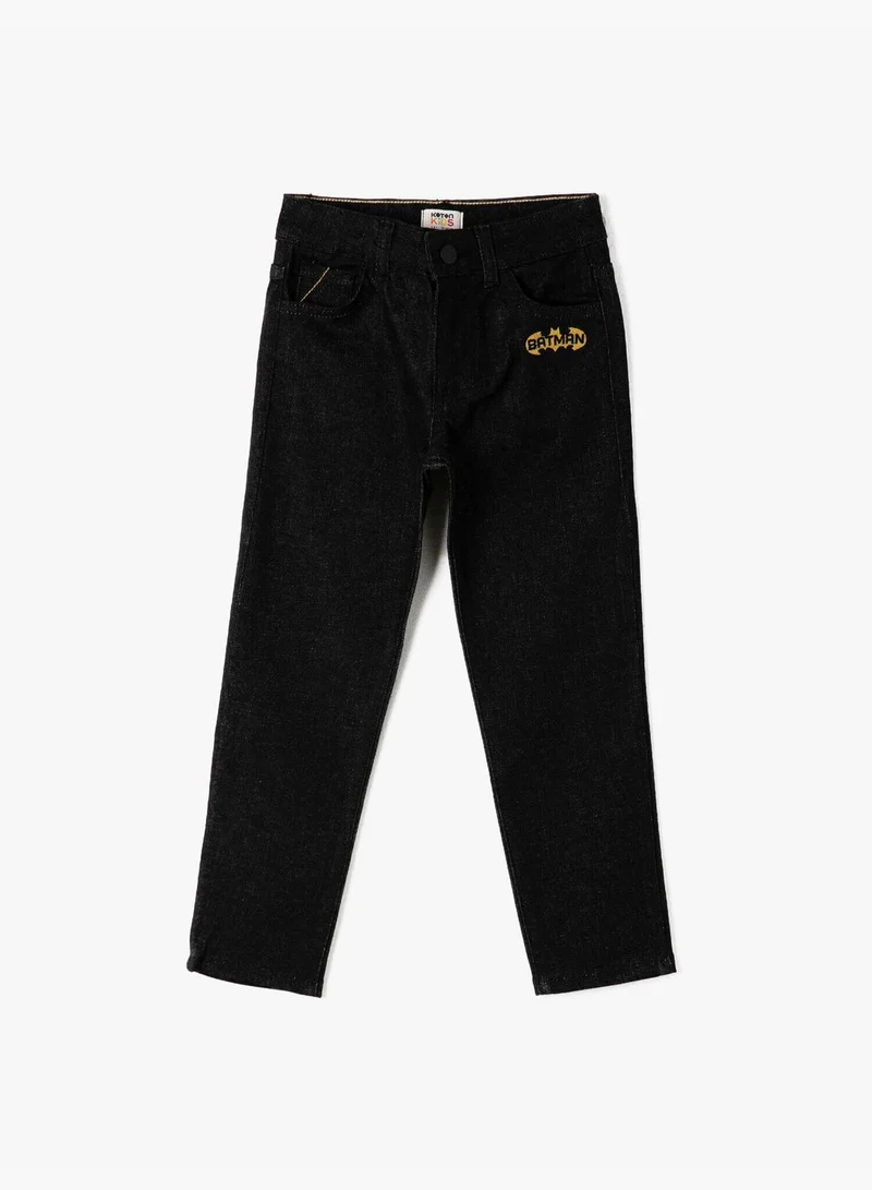 KOTON Warner Bros Batman Licensed Jeans