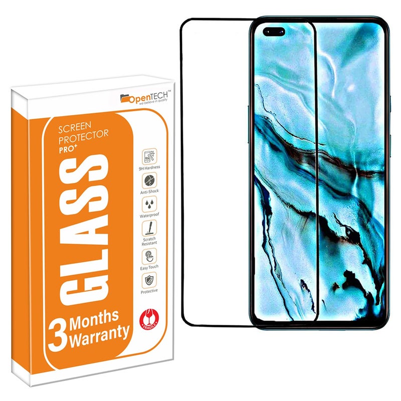 OpenTech ® Military-Grade Tempered Glass Screen Protector Compatible for OnePlus Nord Edge to Edge Coverage with Easy Installation kit - Image 1