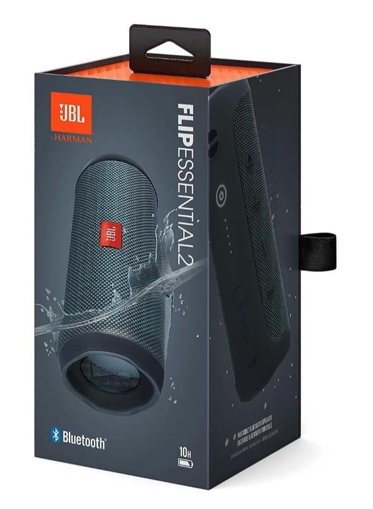 JBL Flip Essential 2 Portable Bluetooth Speaker with Rechargeable Battery, JBL Pro Sound, IPX7 Waterproof, 10 Hours Battery Life, Black Black - Image 4
