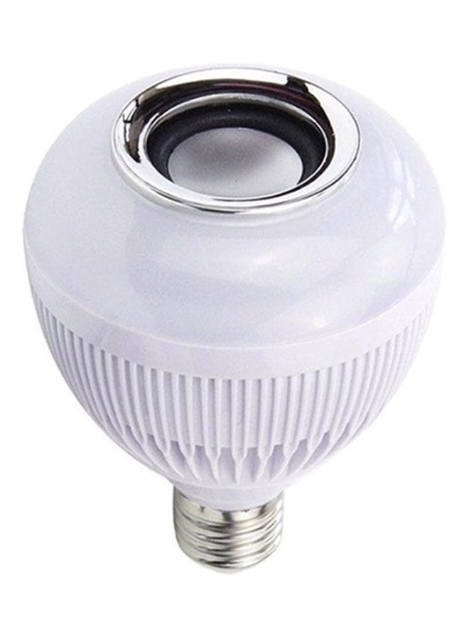 NIBEMINENT Wireless Speaker With LED Light Music Bulb White - Image 1