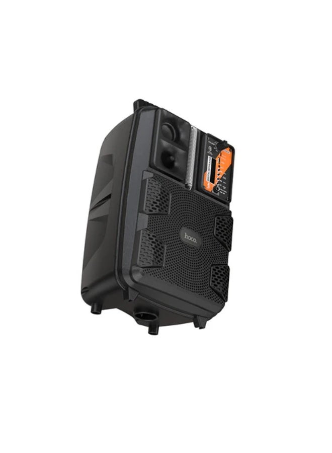 هوكو مكبر صوت محمول بتقنية البلوتوث مع TWS، وأضواء LED، وFM، وUSB، وAUX، وميكروفون كاريوكي - Image 2