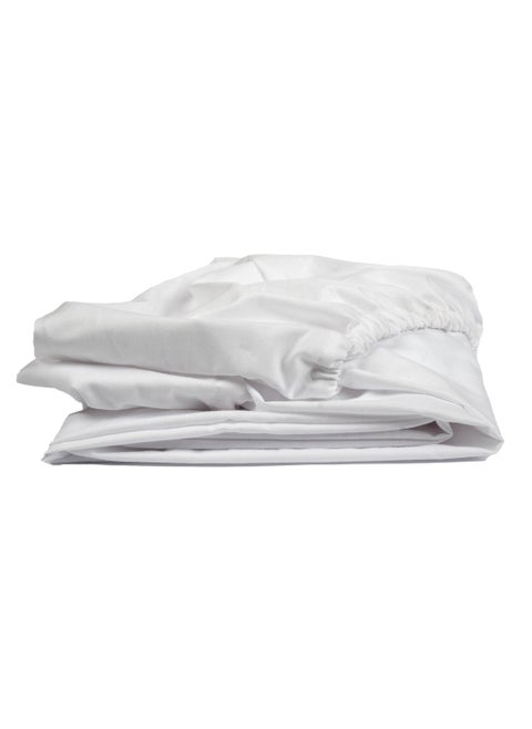 Fitted Sheet White 120x200