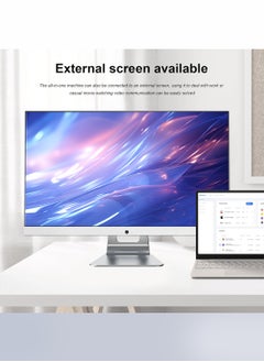 HILUKE 23.8" Full HD All-in-One Desktop Computer - Intel i7 8750H- Windows 10 pro, 16GB RAM, 512GB SSD, Dual-Band WiFi, HDMI, USB 3.0, FHD IPS Display office Computer with Keyboard, Mouse, 3MP Camera  - Image 4