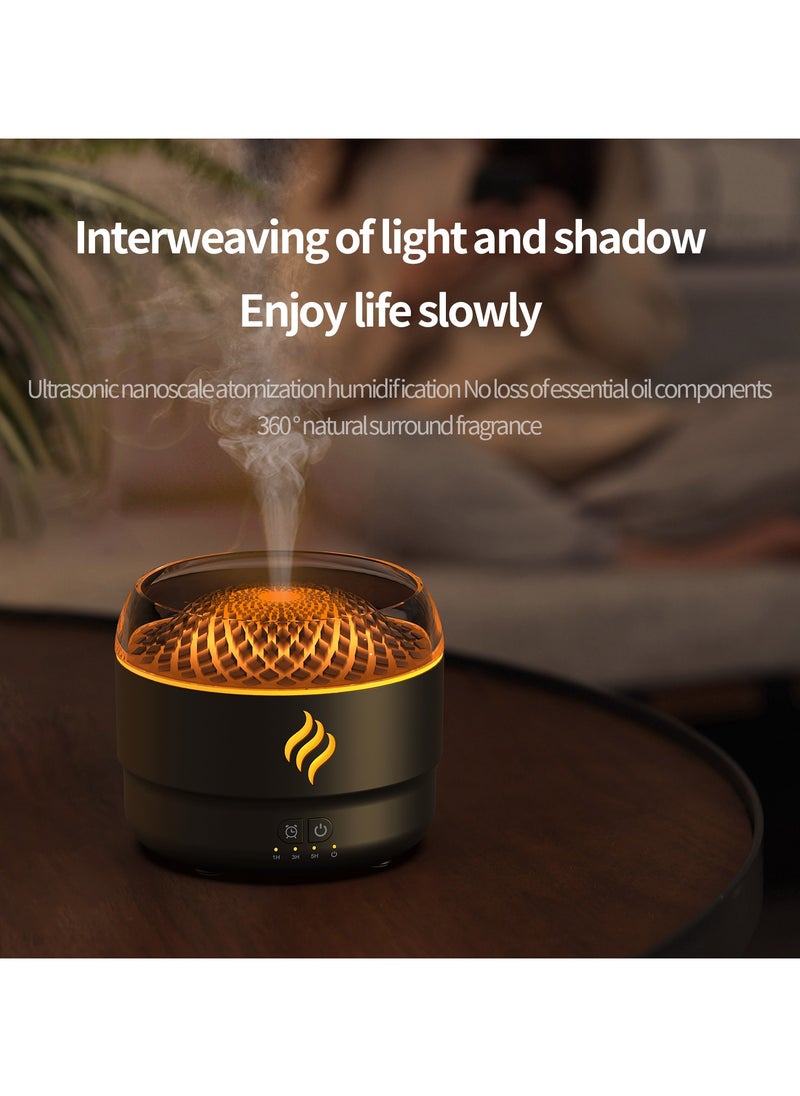 New Moon Tech Lava Series L4 Multiple Lights Color Aromatherapy Machine. Black/White are available.  - Image 2