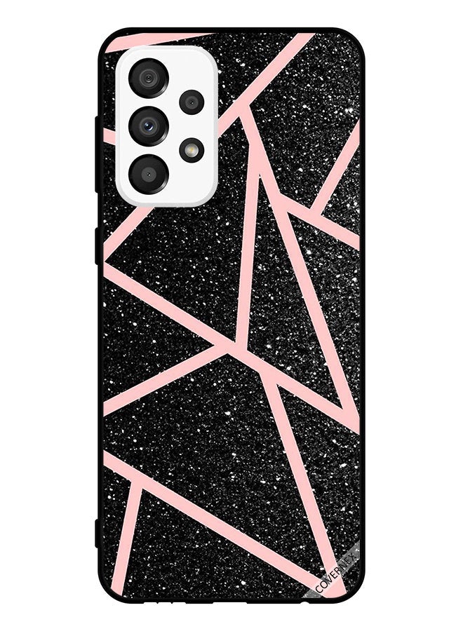 Covernex Protective Case Cover For Samsung Galaxy A33 5G   Glitter Light   Paths Pattern - Image 1