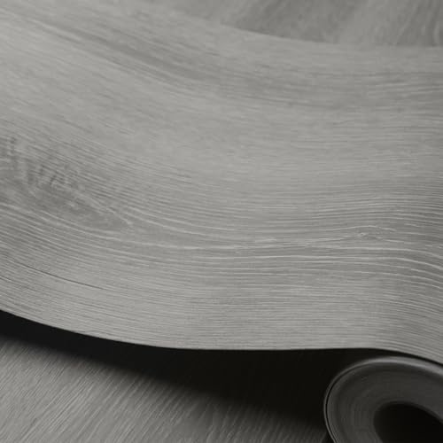 auxua Wood Grain Peel and Stick Floor Tiles 118 Width Full Roll Length of 118 Versatile Design for Any Space Ashline Rustic Self Adhesive Vinyl Flooring Waterproof and NonSlip Features - Image 1