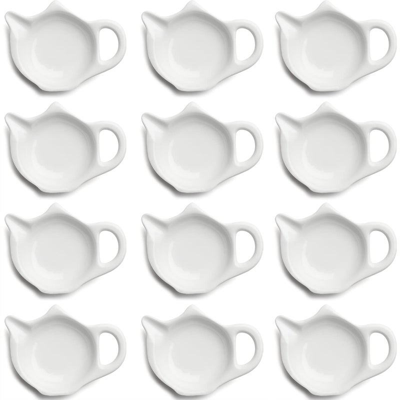 Tea Bag Holder  Teapot Shaped Coasters Set of 12