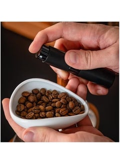 Bronze Coffee Bean Dosing Tray and Coffee Bean Spray Bottle,Spray Bottle Kit For Espresso,Manual Coffee Bean Plate, Ceramic Dosing Vessel, Single Dose Measuring Tray Kit, Coffee bean tray set  - Image 4