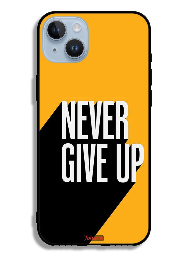 Tolwak Apple iPhone 14 Plus Protective Case Never Give Up - Image 2