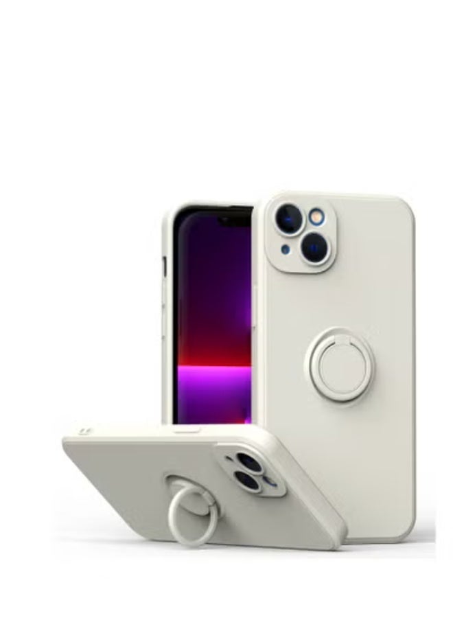 جولف لينك غطاء خلفي لحماية هاتف آيفون 14 بلس، لون أبيض - Image 1