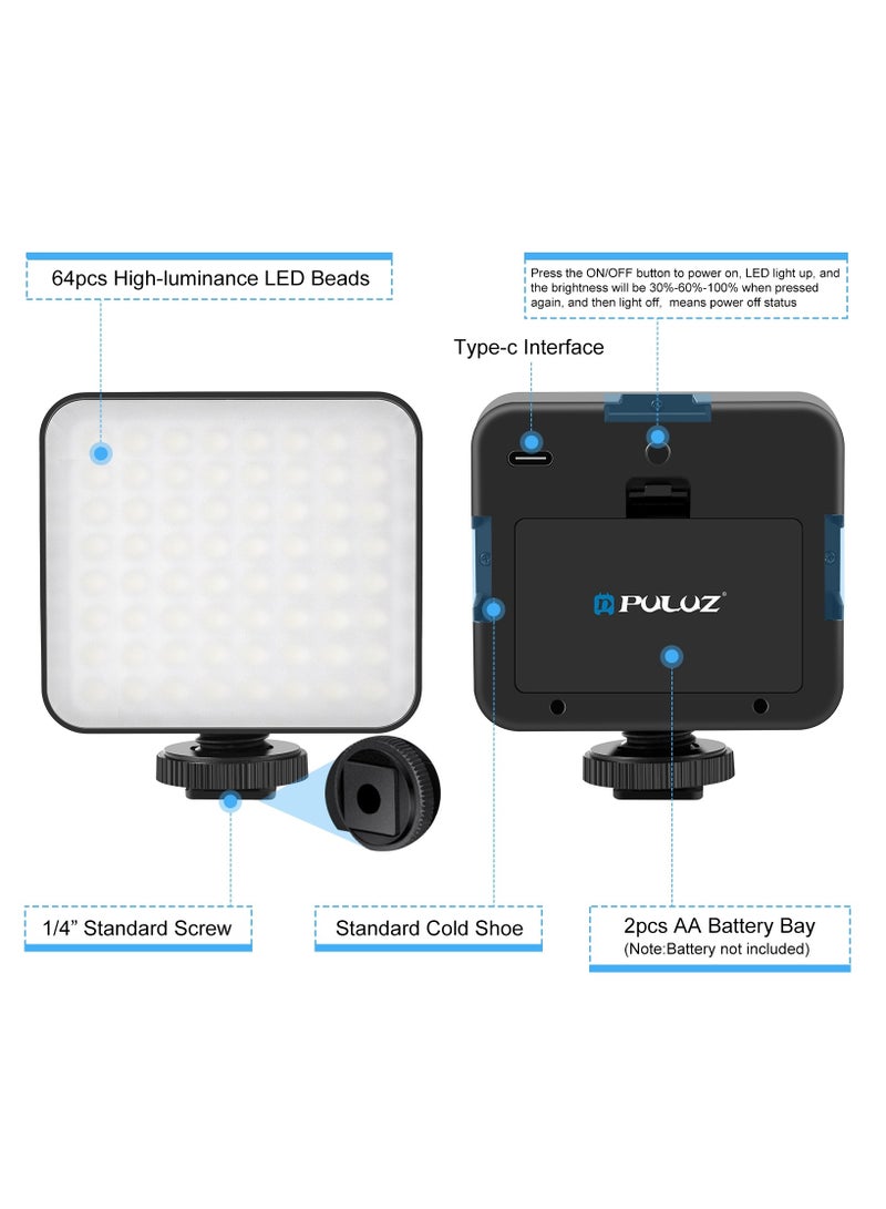 PULUZ Mini LED Video Light Photography Fill-in Lamp  for Camera / Video Camcorder - Image 3