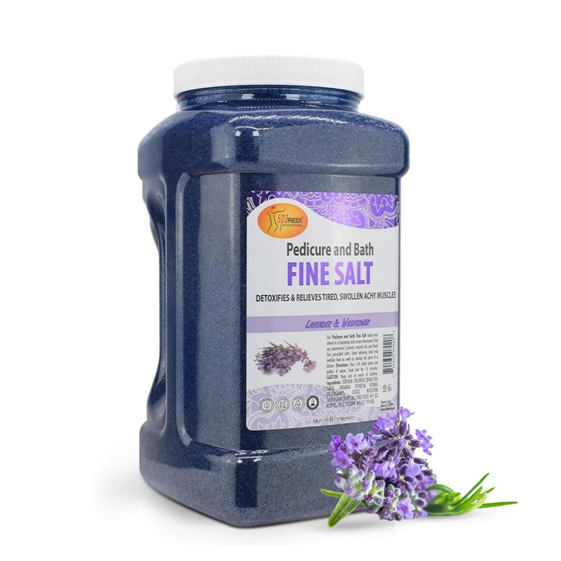 SPA REDI Foot Soak for Pedicure Preparation & Therapeutic Foot Treatment | Pure Mineral Power for Superior Detoxification & Deep Skin Nourishment | Luxurious Spa-Level Calm & Rejuvenation 128 Oz - Image 1