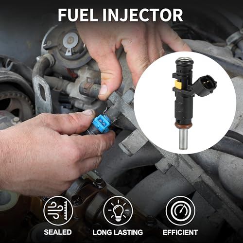 TUCKBOLD No.13537528176 Fuel Injector 6 Holes Disc for Mini Cooper Base 1.6L without Turbo 2007-2015 for Mini Cooper Clubman Base 1.6L 2008-2014 4 Pcs - Image 2