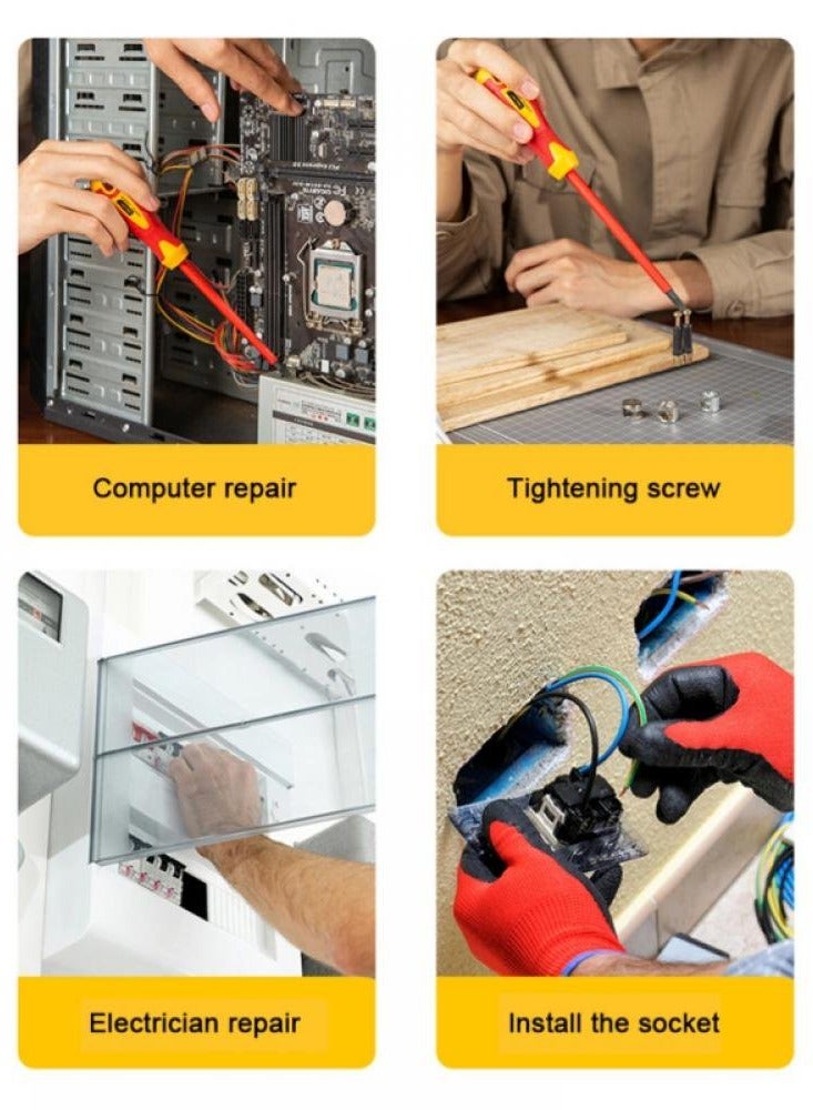 Deli DL5151251 Insulated Screwdriver - 5.5×125mm, High-Quality for Electrical Work - Image 5