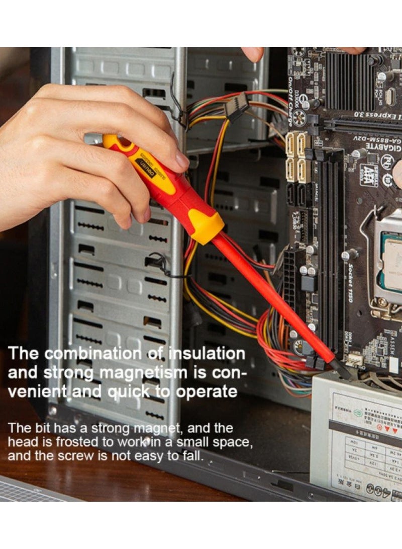 Deli DL5151251 Insulated Screwdriver - 5.5×125mm, High-Quality for Electrical Work - Image 4