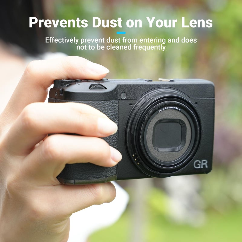 JJC UV Protective Filter for Ricoh GR IV GR IIIx GR IIIx HDF GR III GR III HDF & GR II, 38 Layers Mulit-Coated Ultra Slim UV Ultraviolet Filter with Storage Case - Image 5