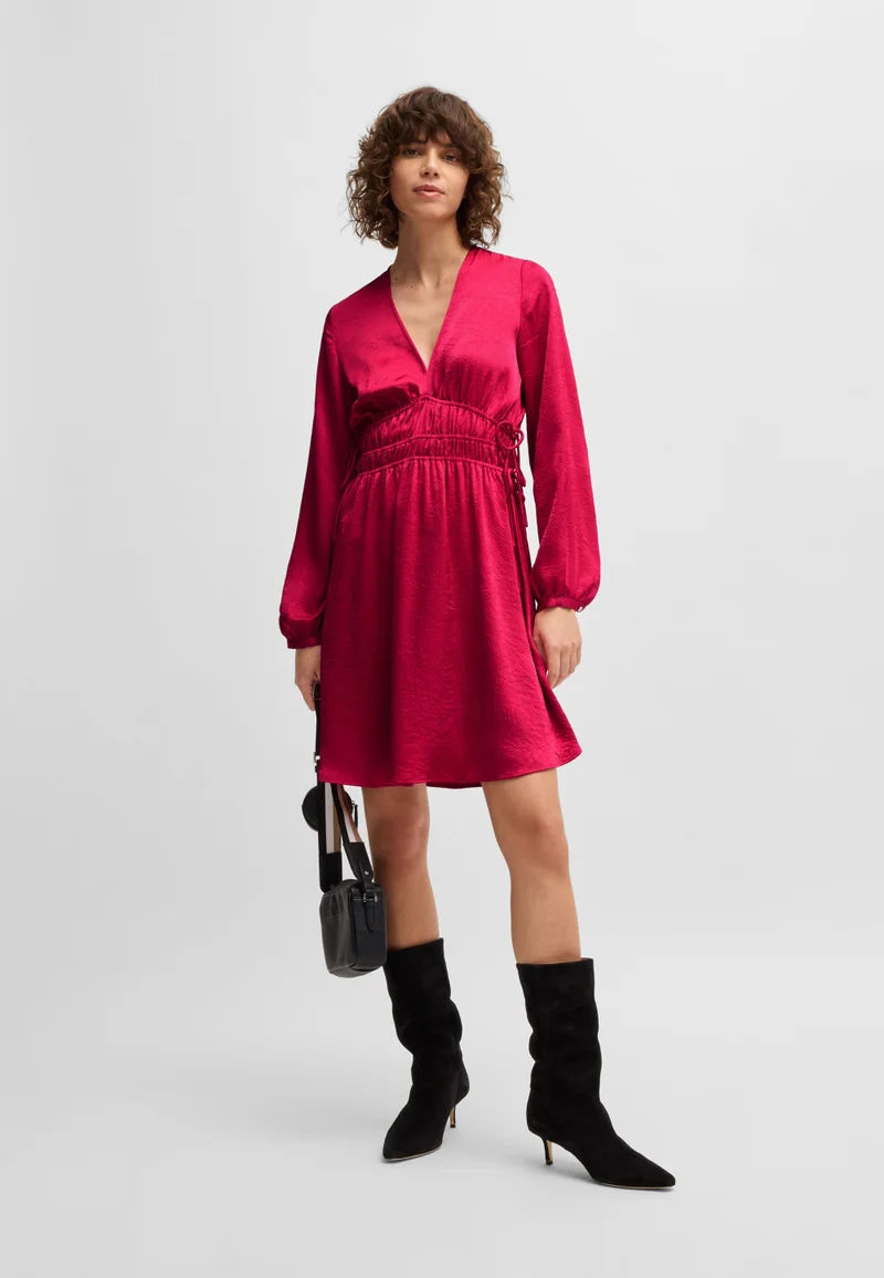 بوس Gathered Waist Dress