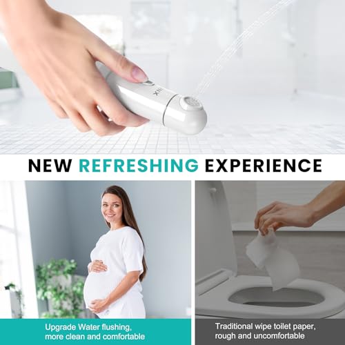 F FUNX FFUNX Portable Bidet for Travel, Mini Foldable Handheld Personal Travel Bidet with 2 Pressure Options, IPX7 Waterproof Jet Spray Toilet - Image 5