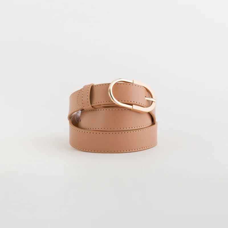 CARPISA Women's Belt Lady Belt Leather Nut