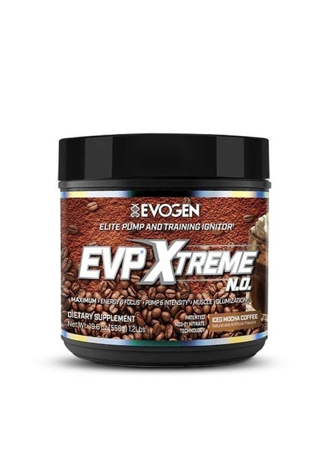 EVP Xtreme No Pre Workout Maximum Pump Iced Mocha Coffee 40 Servings 556g
