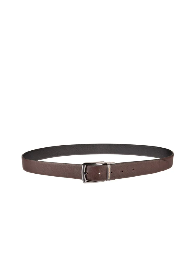 Bacca Bucci  Men's Reversible Black and Brown Leather Belt for Men | Best Price UAE