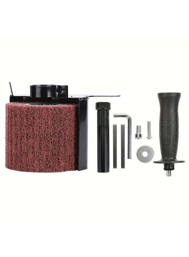 Portable Angle Grinder Polisher M14 Metal Finishing Machine With Sanding Disc - Image 2