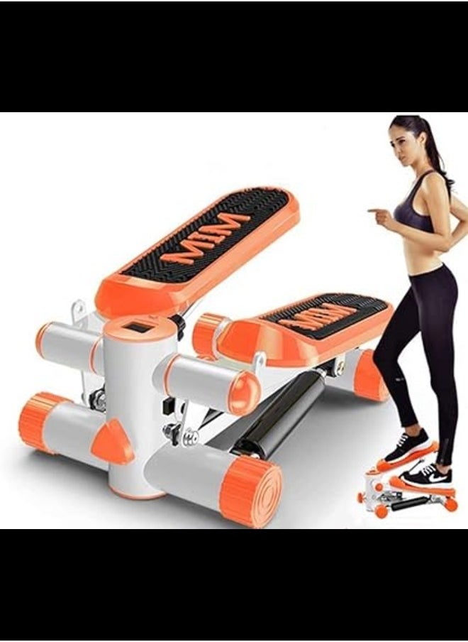 Generic Mini Steppers for Exercise, Adjustable Stepper Machine with Resistance Bands and LCD Display, Portable Climber Stair Stepping Fitness Machine for Beginners and Professionals  - Image 1