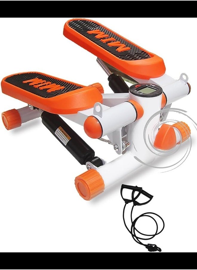 Generic Mini Steppers for Exercise, Adjustable Stepper Machine with Resistance Bands and LCD Display, Portable Climber Stair Stepping Fitness Machine for Beginners and Professionals  - Image 2