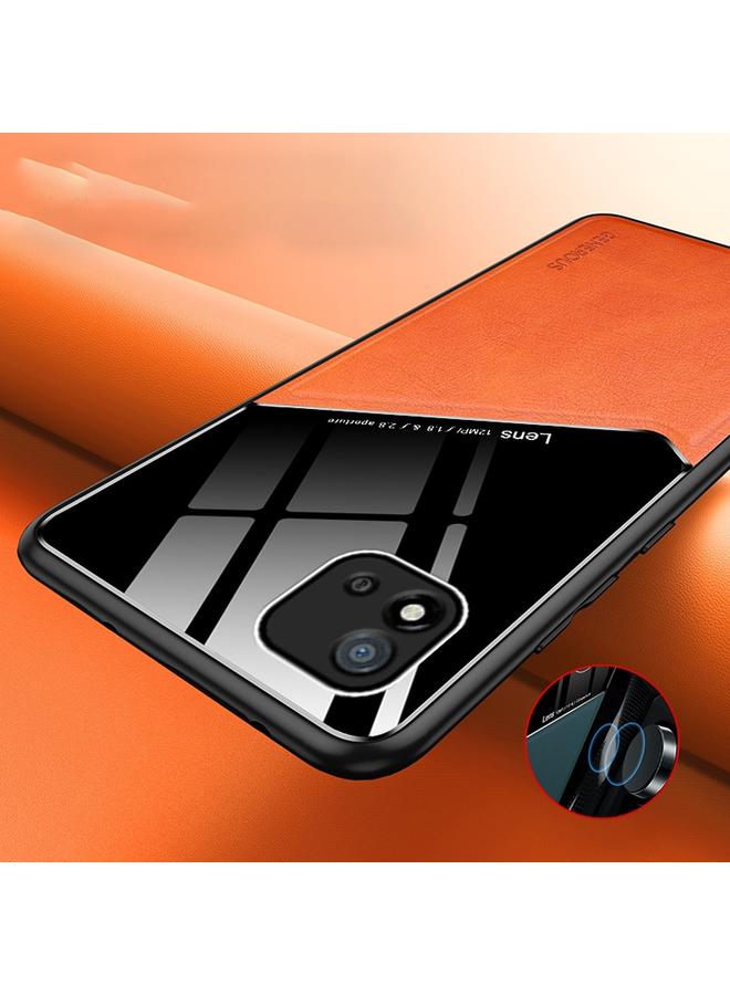 اس-توب جراب هاتف Realme C20 مصنوع من الجلد العضوي والزجاج العضوي - Image 3