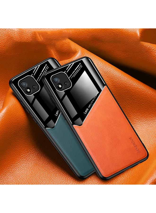 اس-توب جراب هاتف Realme C20 مصنوع من الجلد العضوي والزجاج العضوي - Image 2