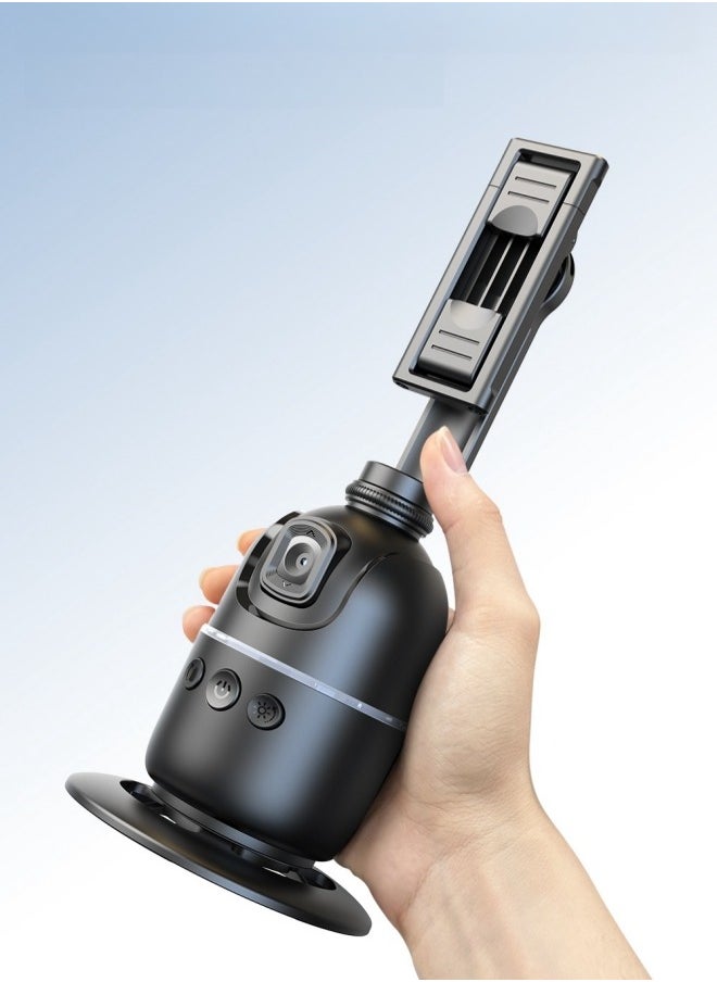Generic Auto Face Tracking Tripod, 360° Rotation Auto Tracking Phone Holder Body Track Camera Mount with Remote, No App, Gesture Control, Moving Tripod for Vlog Live Streaming Video Recording Tiktok  - Image 2