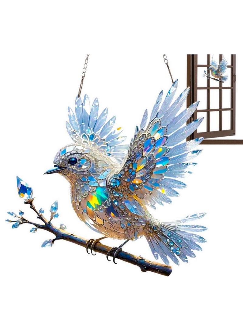 2D Exquisite Little Bird Acrylic Living Room Courtyard Pendant Festival Scene Decoration Pendant Gift Home Decoration Accessorie - Image 1
