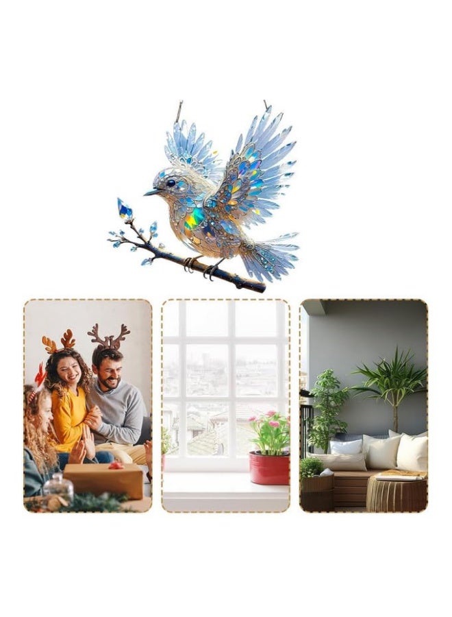 2D Exquisite Little Bird Acrylic Living Room Courtyard Pendant Festival Scene Decoration Pendant Gift Home Decoration Accessorie - Image 2