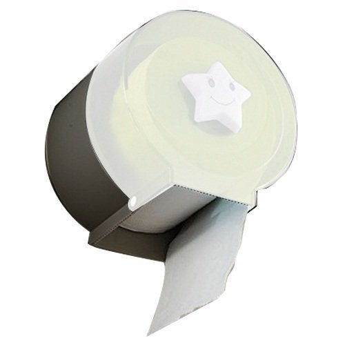 Aoomi WallMounted Bathroom Big Tissue Dispenser Round Paper Towel Storage Box Towel Holder - Image 1