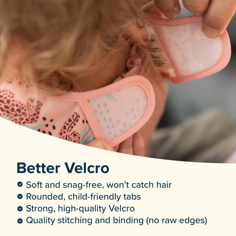 Tiny Twinkle Mess Proof Baby Bib for Boys | Waterproof Toddler Bib for Eating | Baby Apron for Feeding, Machine Washable | Perfect Shower Gift (Black Checkers, 6â€“24M) - Image 5