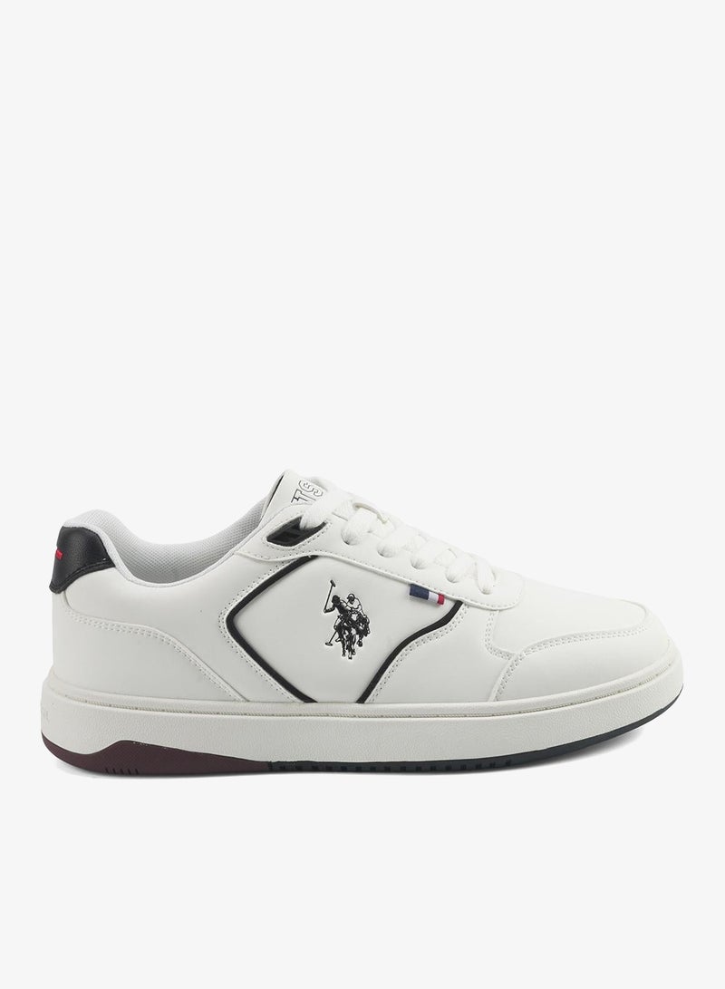 U.S. Polo Assn. Men's White Low-Top Sneakers - With Cloud-Like Comfort Shoes - Image 1