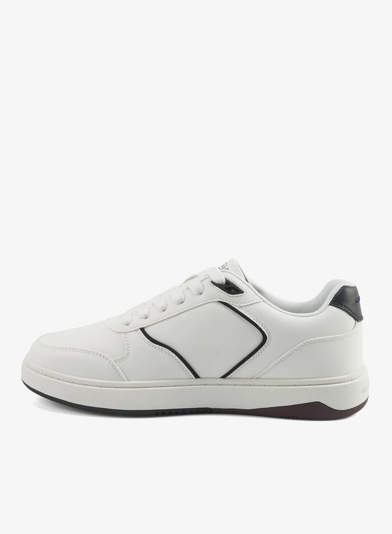 U.S. Polo Assn. Men's White Low-Top Sneakers - With Cloud-Like Comfort Shoes