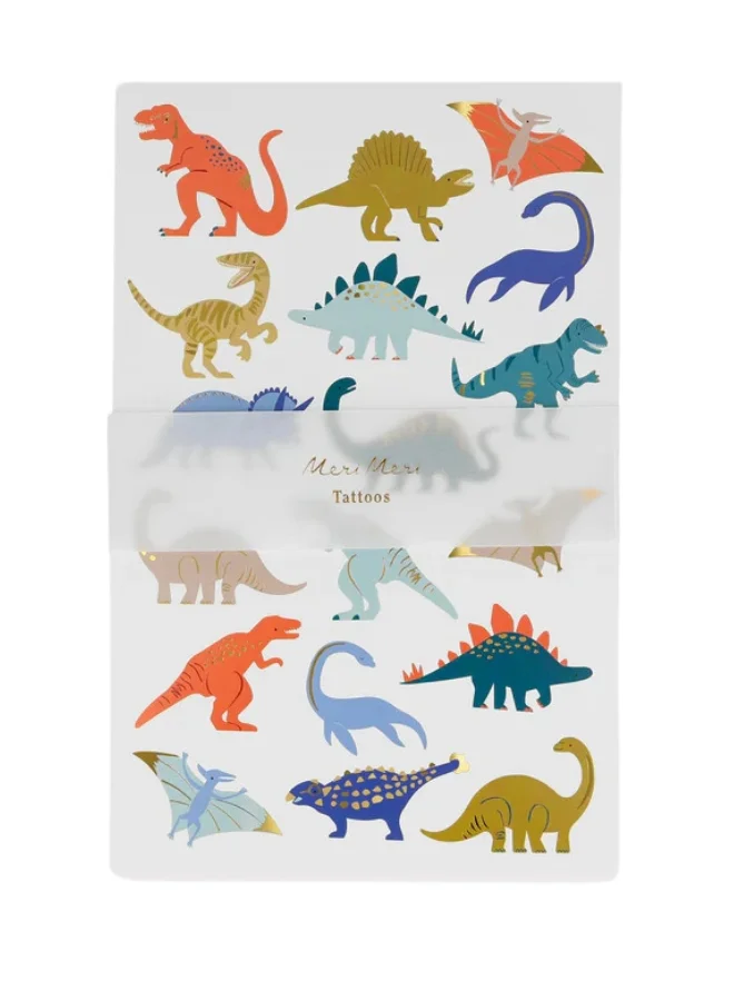 Meri Meri Dinosaurs Tattoo Sheets