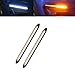 Yolu 2Pcs Flexible LED Daytime Running Light with Starter Scanning DualColor Streaming Turn Signal Indicator Light Universal fit 12V vehicles 944 - Image 2