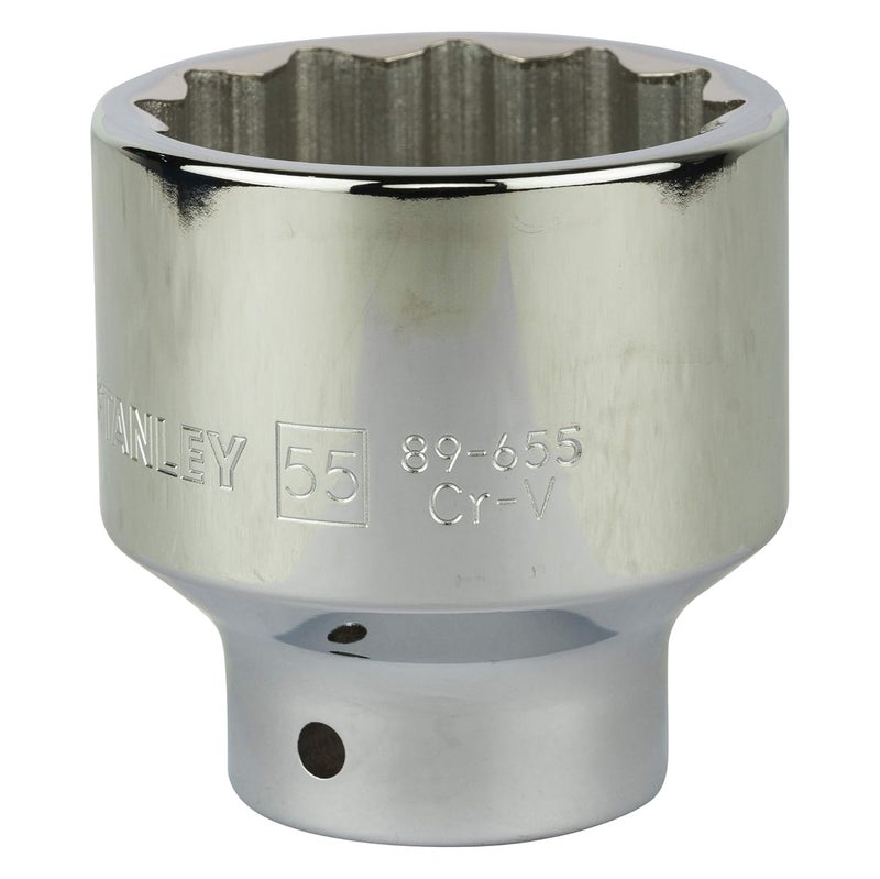 Stanley Stanley Chrome Vanadium Steel Stmt896558B 34Inch 55Mm 12 Point Standard Socket Silver  - Image 2