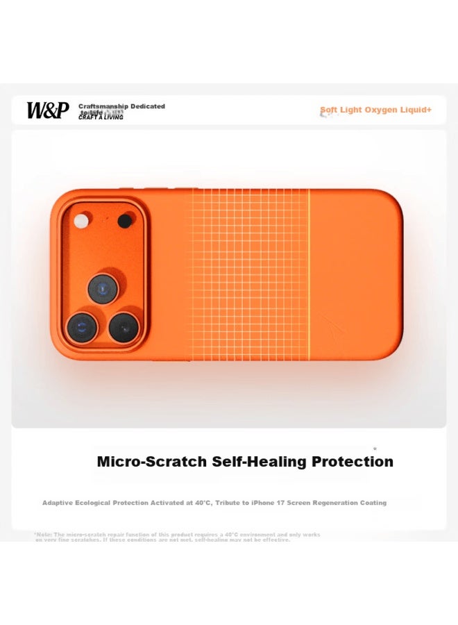 WP W&p Full Camera Button Coverage Apple Iphone 17 Pro Max Case Liquid Silicone Magnetic Shockproof Magsafe Black - Image 2