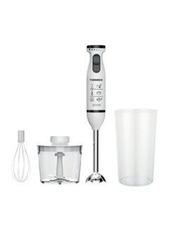 TORNADO Hand Blender 600 Watt Chopper Whisk White HB-600GWT 