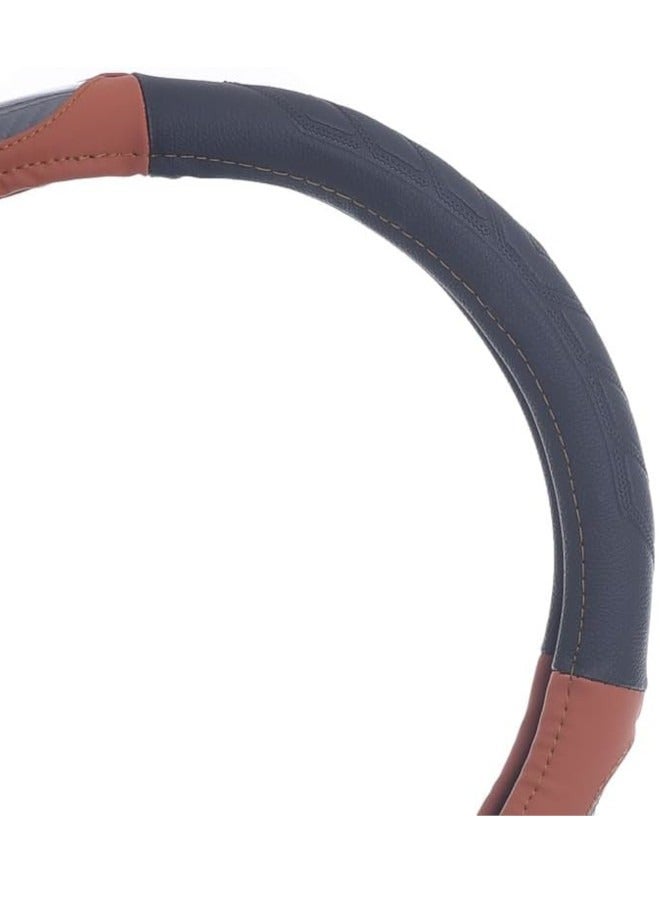 غطاء عجلة القيادة من الجلد والمطاط والالياف الكربونية - هافان - Image 3