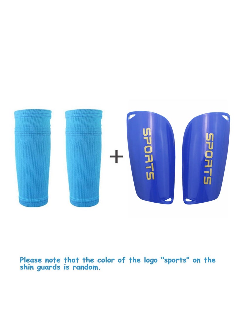 Sports 1 Pair Of Calf Guard Socks And 1 Pair Of Football Shin Guards  - Image 1