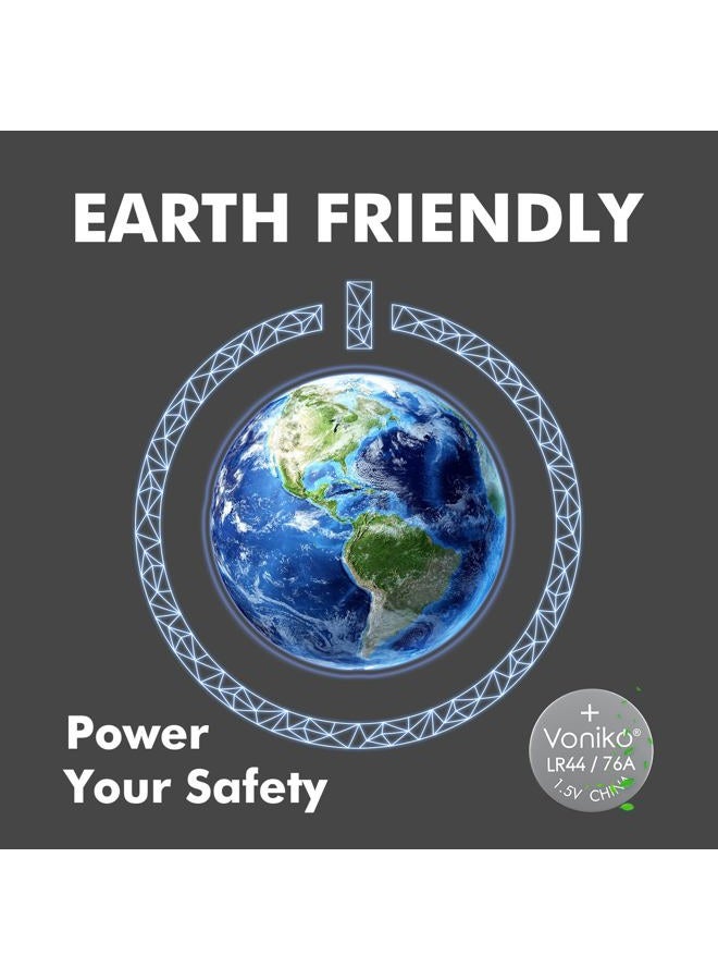 Voniko AG13 LR44 Batteries 20 Pack—[Ultra Power] Premium Alkaline 1.5 Volt LR44 Button Cell Battery for Toys & Electronic Devices - Image 5